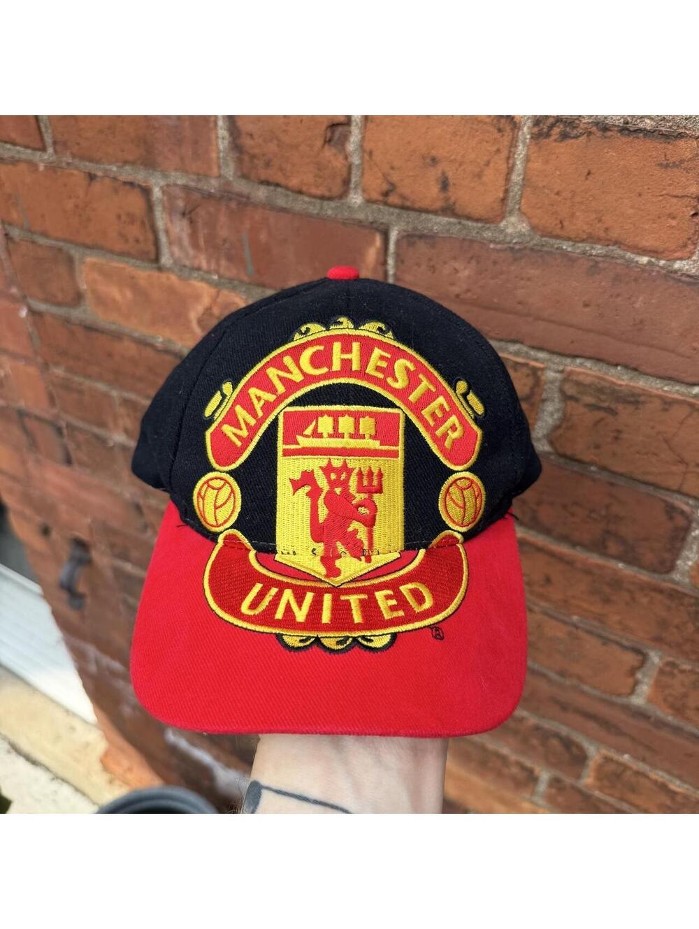 vintage Manchester United SnapBack hat 00s OS